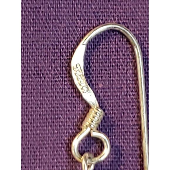 Marsala Signed White Ringed Pearls & Sterling Silver Necklace And Earrings Set - Picture 9 of 9